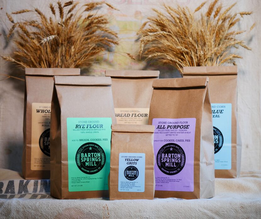 Flours and other grains from Barton Springs Mill are now available retail.