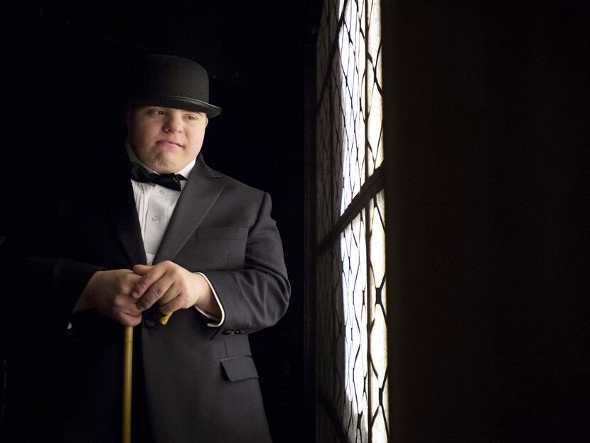 
Nicholas Ensminger, an actor in Jesters, a theater group for special needs adults and...