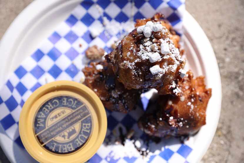 Dallas Morning News staff gave Deep-fried Rocky Road with Blue Bell Ice Cream a 2.64 out of...