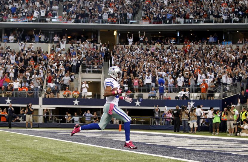 Dallas Cowboys wide receiver Terrance Williams (83) scores an 82 yard touchdown pass...