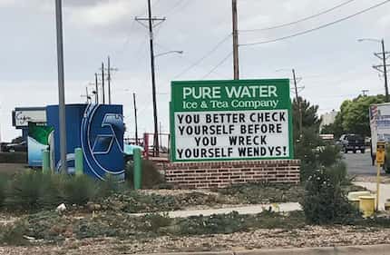 Check yourself, Wendy's.