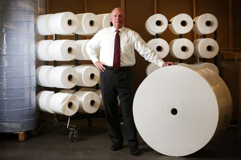 Mike Bowen runs America's No. 1 maker of hospital surgical masks, in North Richland Hills....
