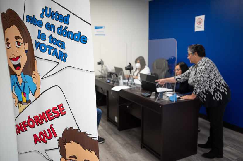 El nuevo consulado de Guatemala en Dallas está registrando votantes para la próxima elección...
