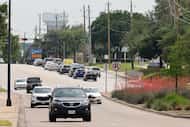 Traffic passes along N Collins St., on Wednesday, April 17, 2024 in Arlington. After a...