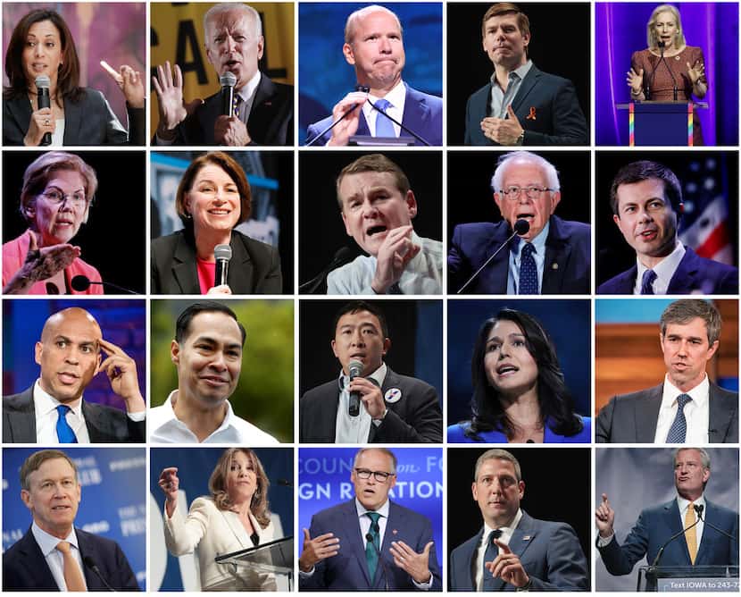 Twenty of the 2020 Democrats scored invitations to the party's first primary debate, held...