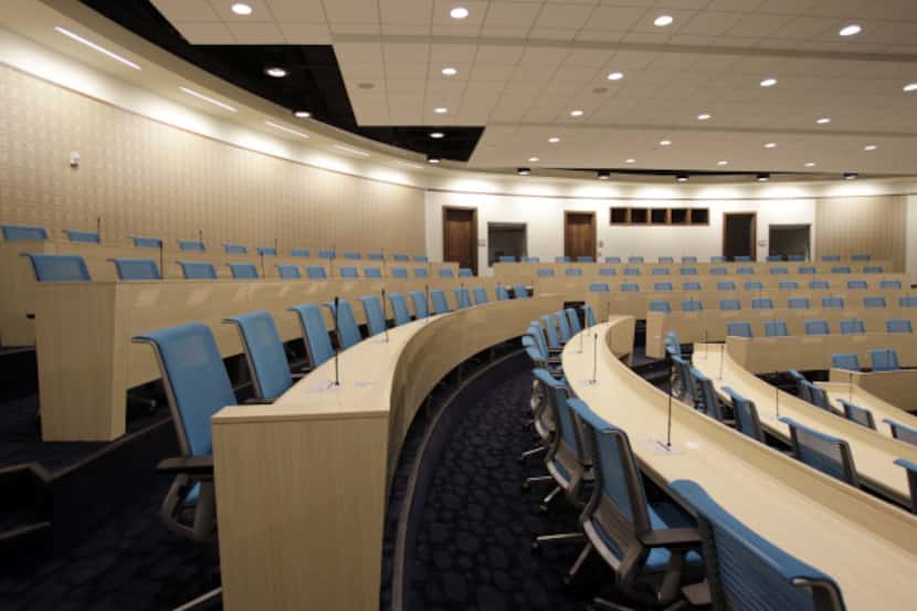 A large, multiple-use auditorium is among the training facilities at the campus.