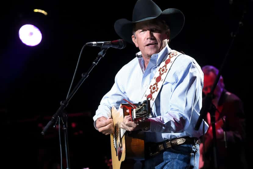 George Strait performs onstage during George Strait's Hand in Hand Texas benefit concert;...