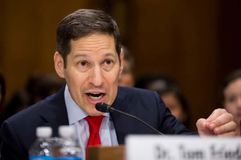 Centers for Disease Control and Prevention Director Tom Frieden, testifying on Capitol Hill,...