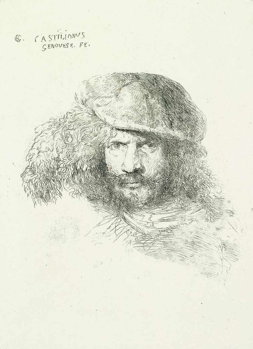 
A Presumed Self-Portrait, circa 1645-50, is one of the etchings on display in the...