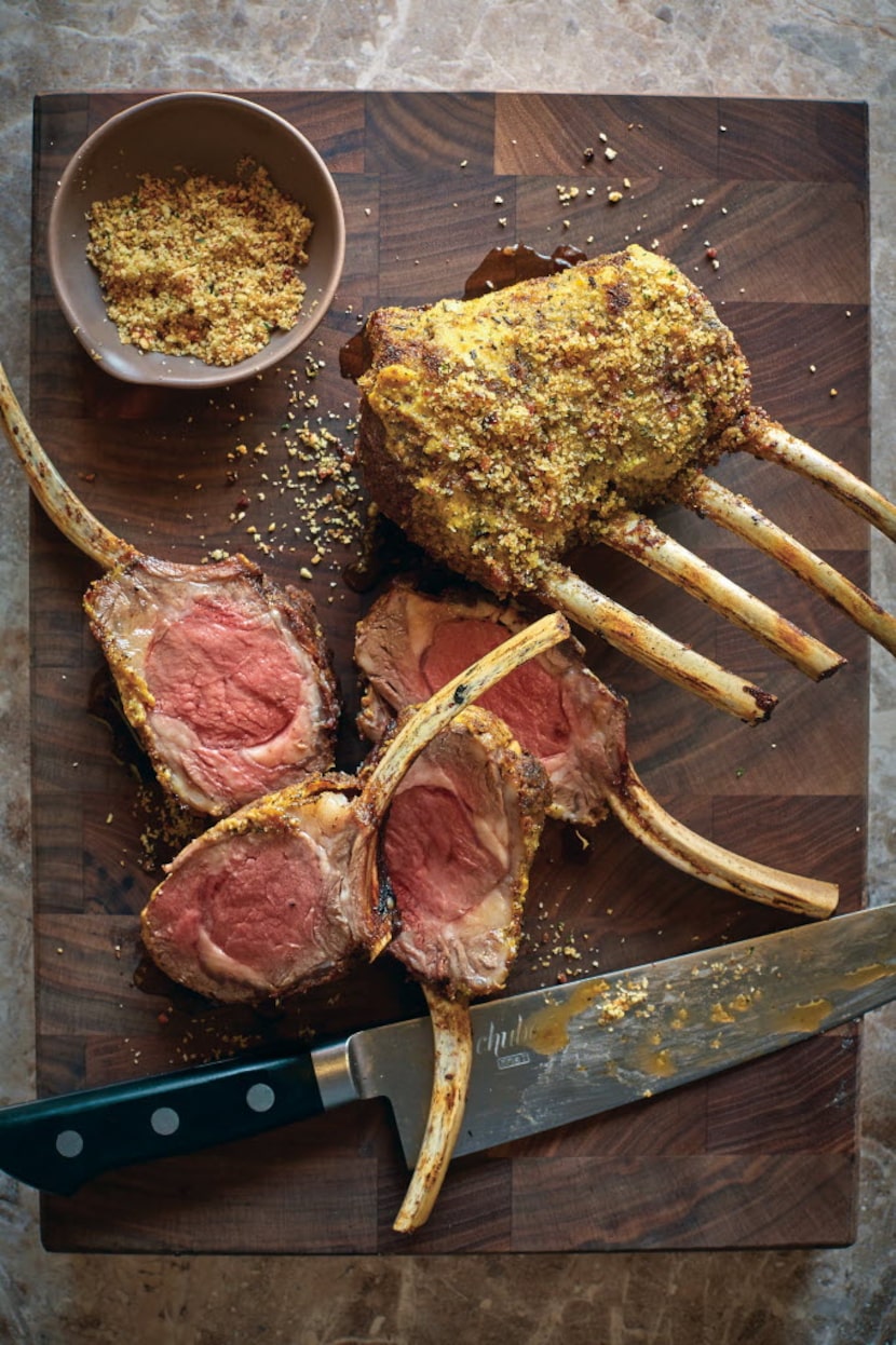 Colorado lamb in 'Knife: Texas Steakhouse Meals at Home,' by John Tesar and Jordan Mackay