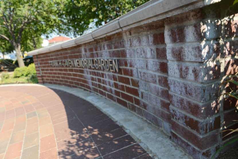 Weathered brick needing repair at the Legacy of Love Monument in Oak Lawn. The monument,...