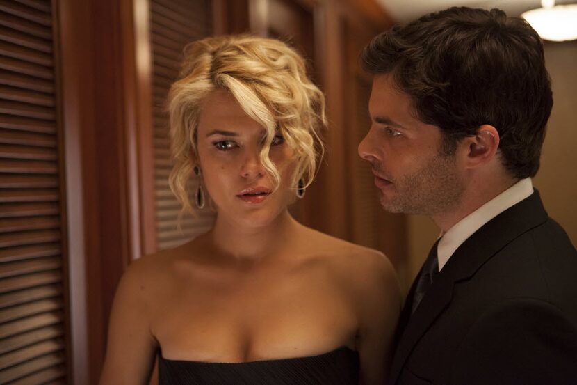 From left, Isabel Lucas and James Marsden star in the film The Loft. (Steve Dietl/Open Road...