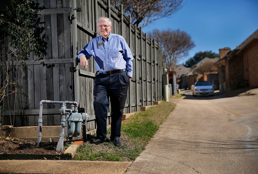 In 2017, a Dallas city garbage truck turning in the alley behind his house hit Ralph...