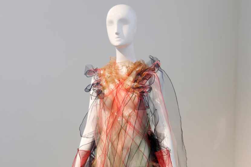 Danish artist Anne Damgaard's creations are diaphanous works of tulle, gauze and organza...