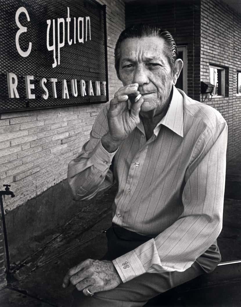 Joe Campisi is shown in front of his restaurant on Mockingbird Lane in November 1982.