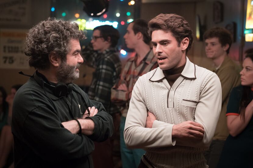 Joe Berlinger, left, the director and producer of Extremely Wicked, Shockingly Evil, and...