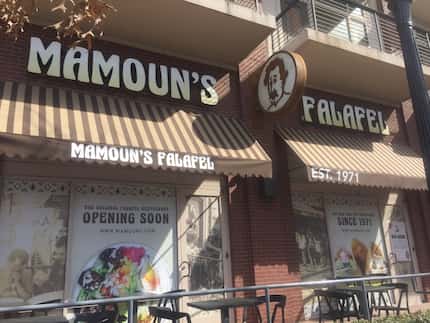 Mamoun's Falafel was located in West Village in Uptown Dallas. It closed in November 2018.