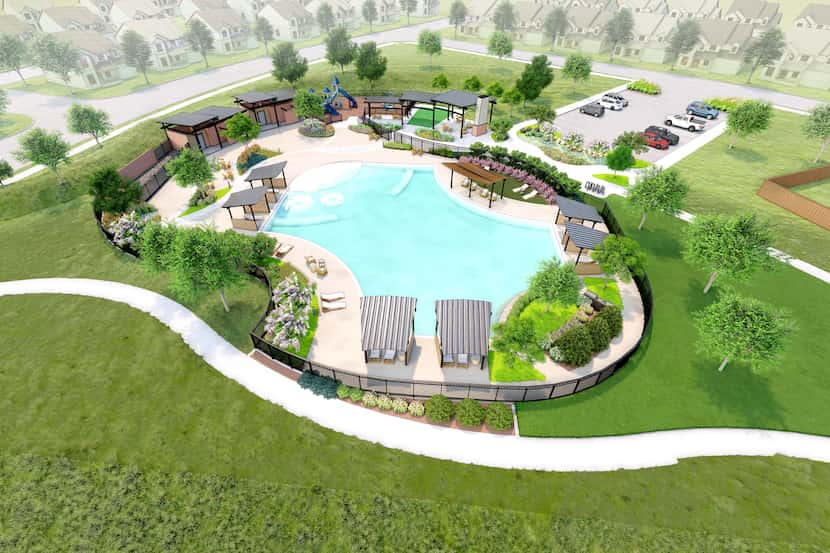 Upon completion, Creekshaw in Royse City will provide plenty of outdoor amenities, including...
