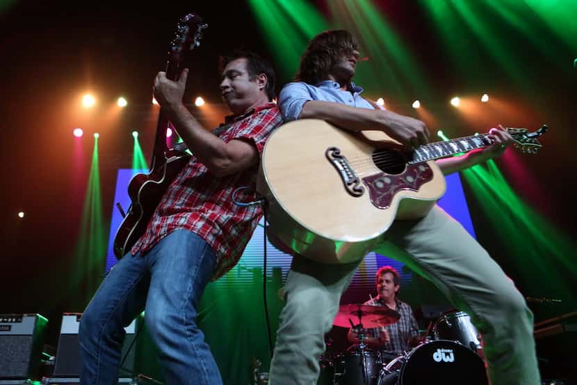 Old 97's Ken Bethea and Rhett Miller perform at the sixth annual Homegrown Fest in Dallas....