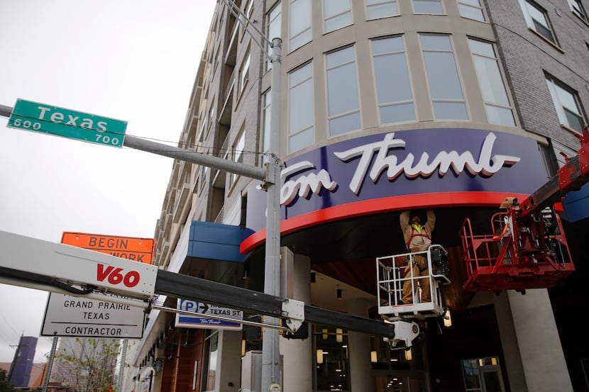 Tom Thumb is one of the brands that operates under the Albertsons grocery chain umbrella.