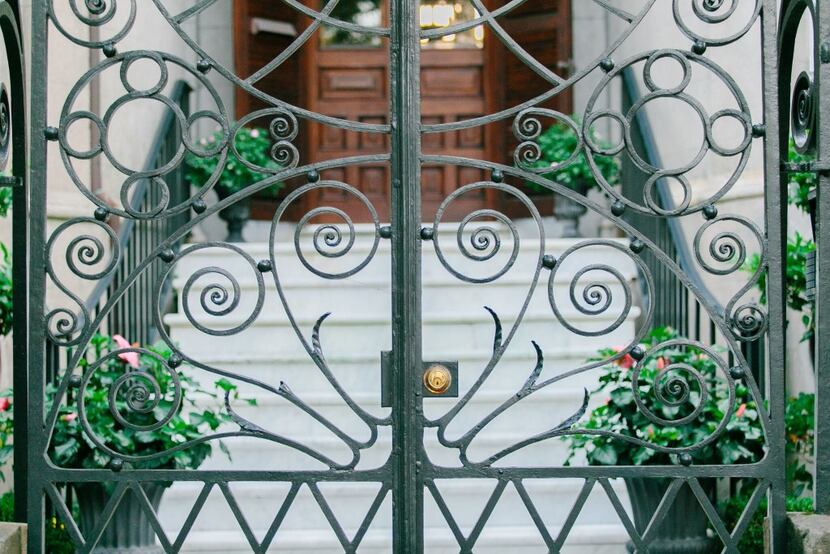 Charleston has a sizable inventory of hand-wrought ironwork as ornamentation on buildings...