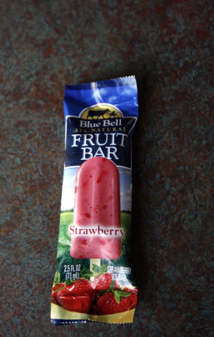 EAT THIS: Need a sweet treat? Choose this fruit bar, which has real chunks of strawberry....