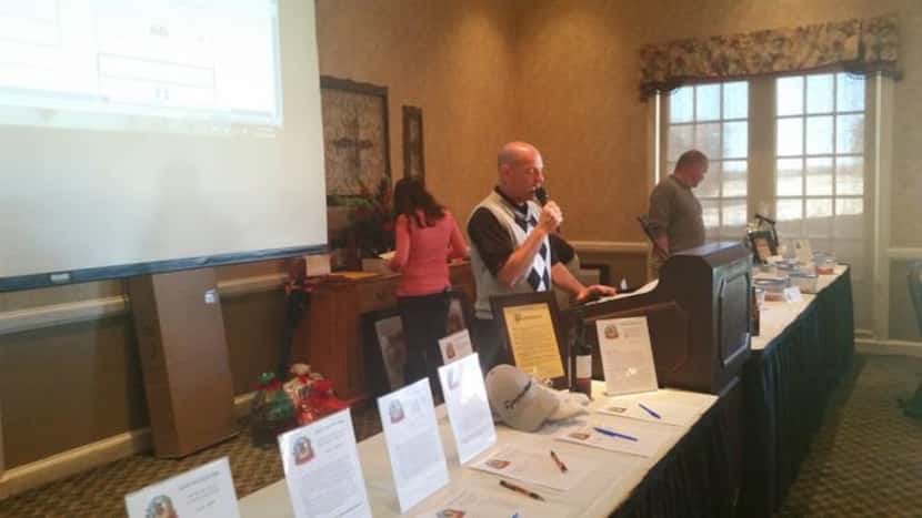 Mark Behrens, co-founder of the Turkey Shootout golf tournament, announces auction and...