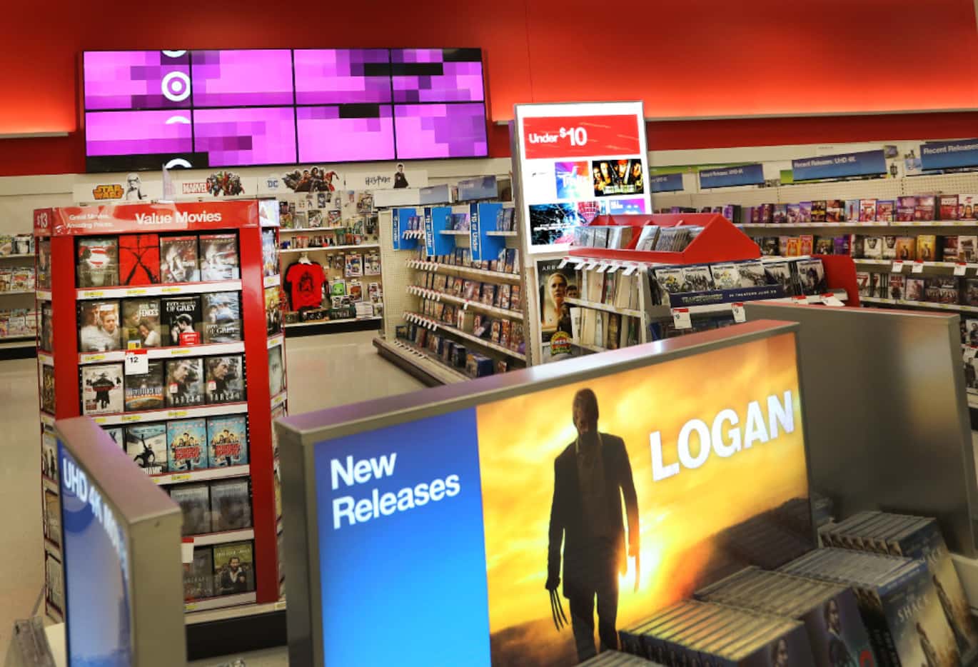 A look at the revamped tech and electronics area at the Target store at Coit and Campbell in...