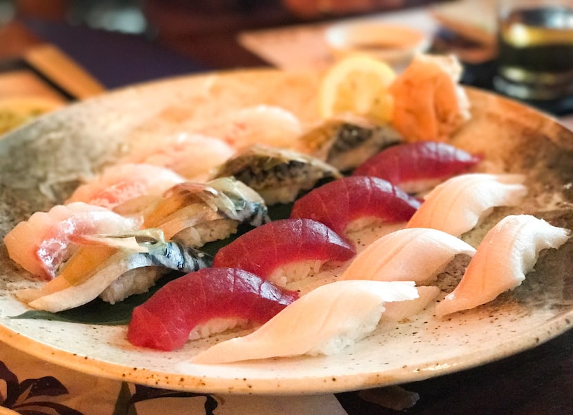 An assortment of sushi at Wa Kubota, a new Japanese restaurant in Plano