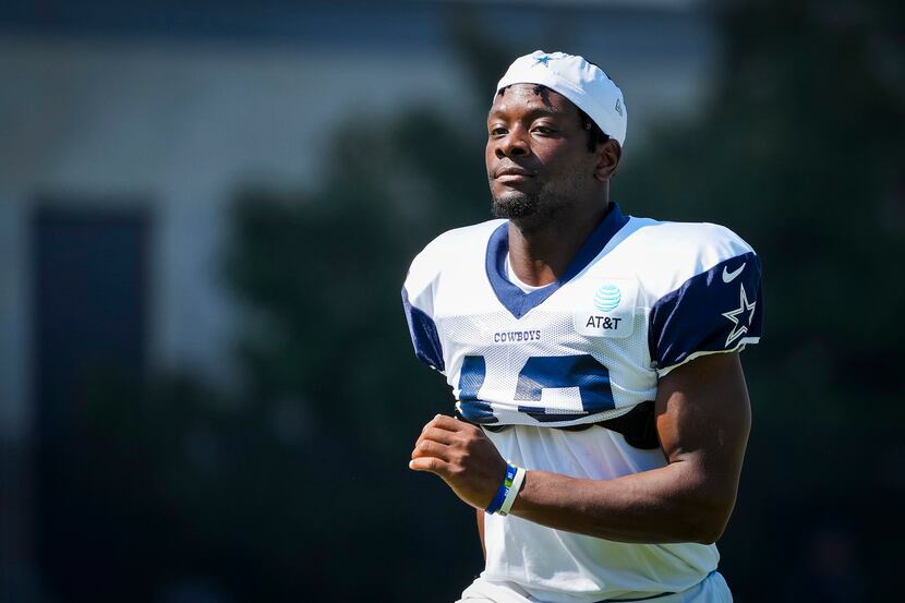 Dallas Cowboys wide receiver Michael Gallup  during the team's practice at The Star on...