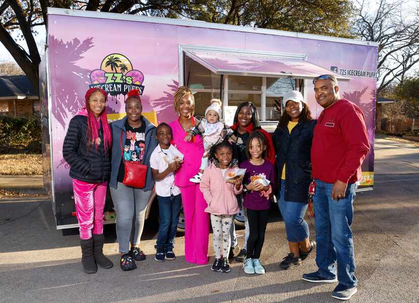 Owner Nikita Seal (center) is surrounded by a supportive family.