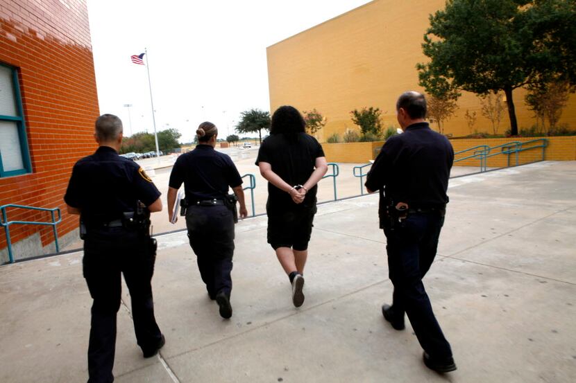 
A 15-year-old student is taken from a Dallas high school to truancy court. Texas writes up...