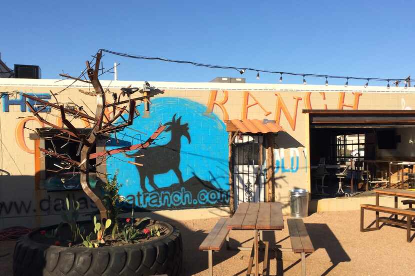 The Goat Ranch dive bar and driving range opens Feb. 19, but patrons can't play golf just yet.