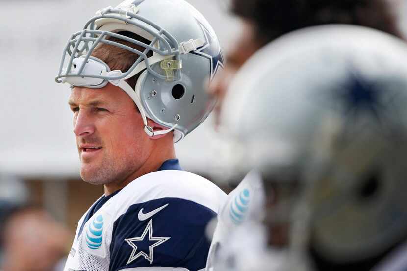 Dallas Cowboys tight end Jason Witten (82) makes his way onto the field before the start of...