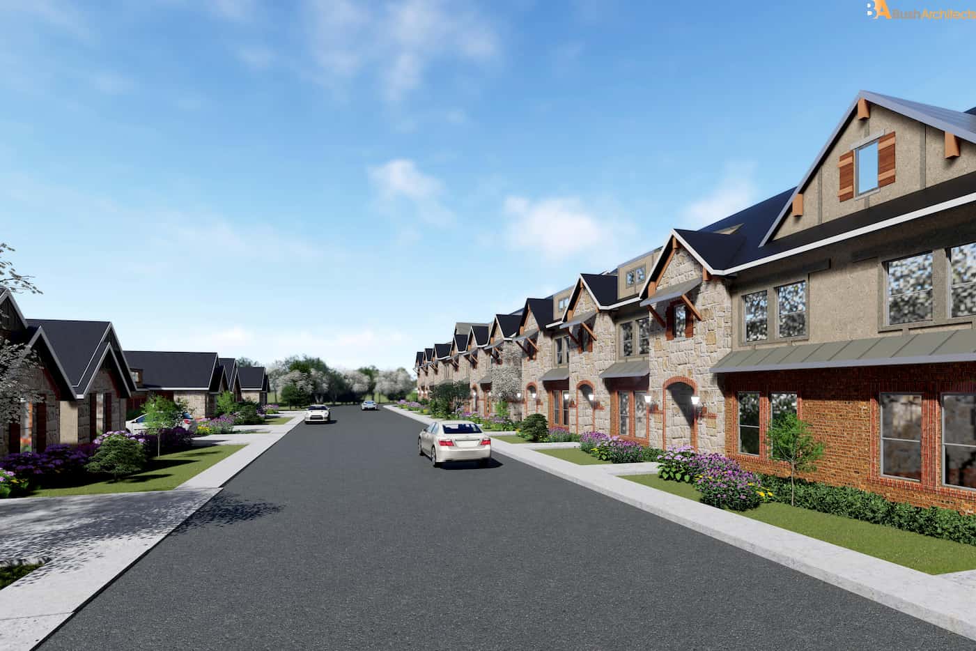The planned Iron Horse Village will have more than 300 homes.