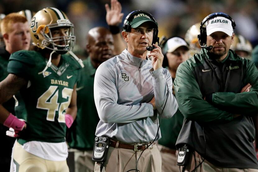 Art Briles compiled a 65-37 record in eight seasons at Baylor. 