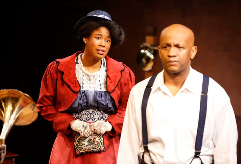 Jaquai Wade Pearson (left, playing Nina) and Jamal Gibran Sterling (Jay) star in the...