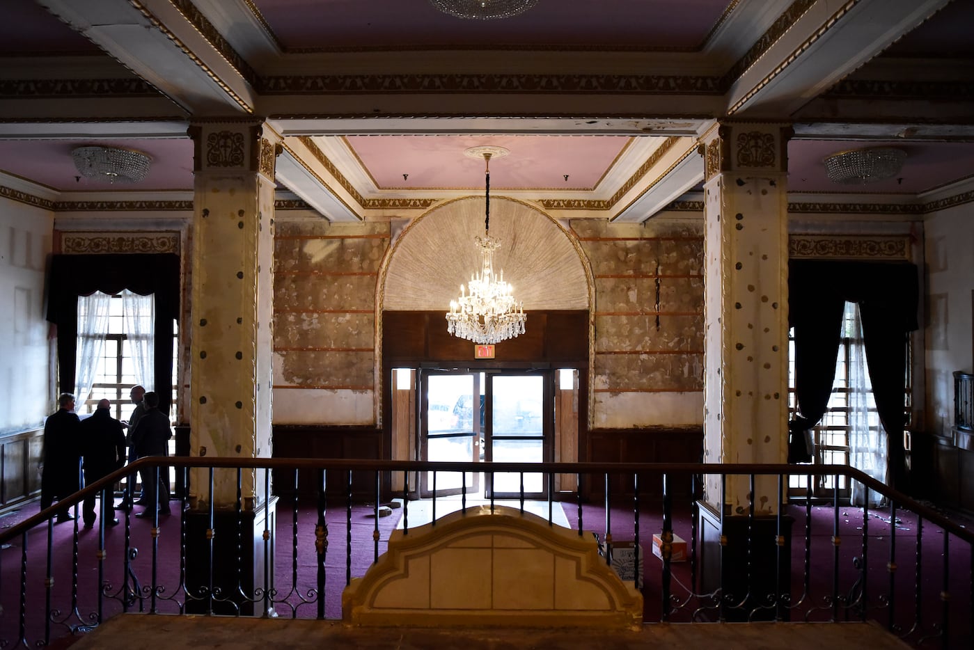 The main lobby is seen during a tour of the historic Ambassador Hotel in the Cedars...