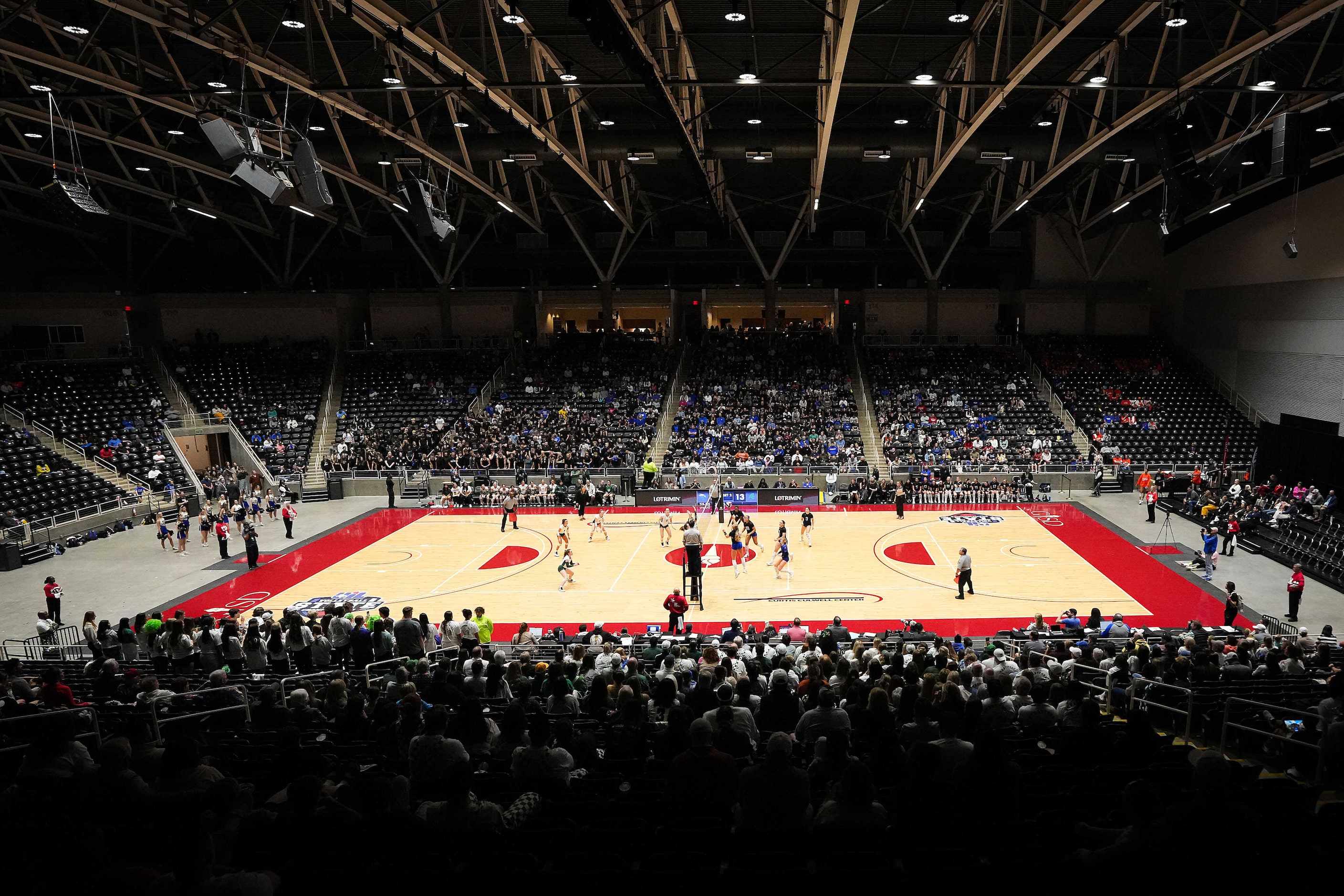 Trophy Club Byron Nelson faces Houston Stratford the UIL Class 6A Division II volleyball...