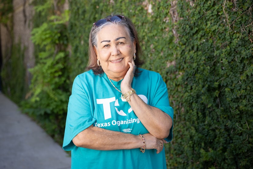 Guadalupe Ruiz posa para una foto el 10 de septiembre en Dallas. Ella tiene 69 años, y...