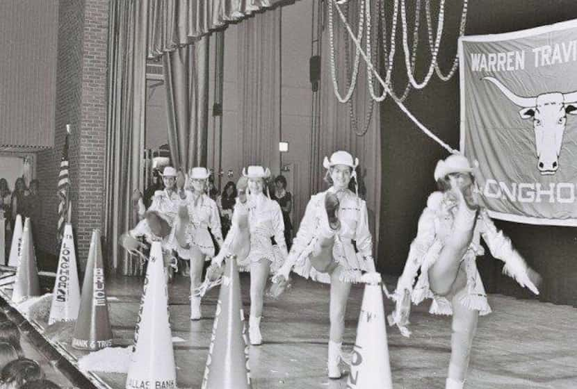 
W.T. White High School’s Caballeras drill team performs in the 1970s.
