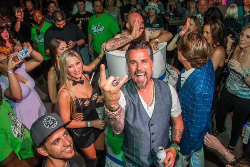 Richard Rawlings celebrated with his fans and friends at the Gas Monkey Bar and Grill for...