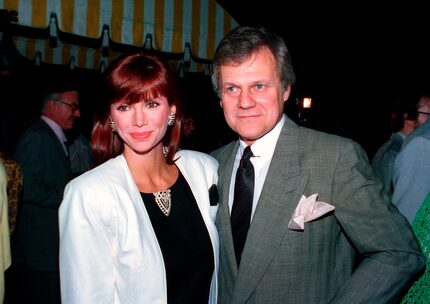 Victoria Principal and Ken Kercheval