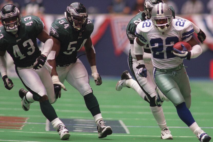Emmitt Smith had some of the best rushing days in Cowboys history against the Eagles. But he...