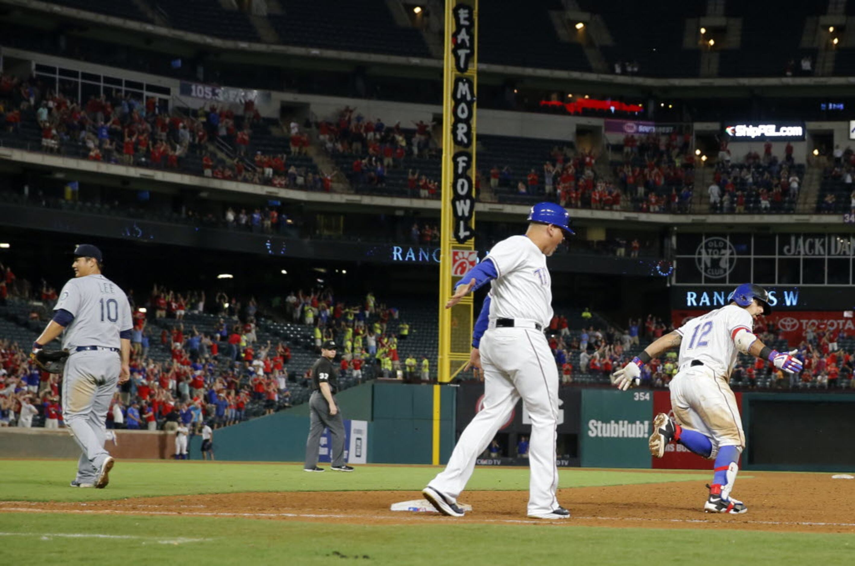 Rougned Odor hits walk-off home run against Rays