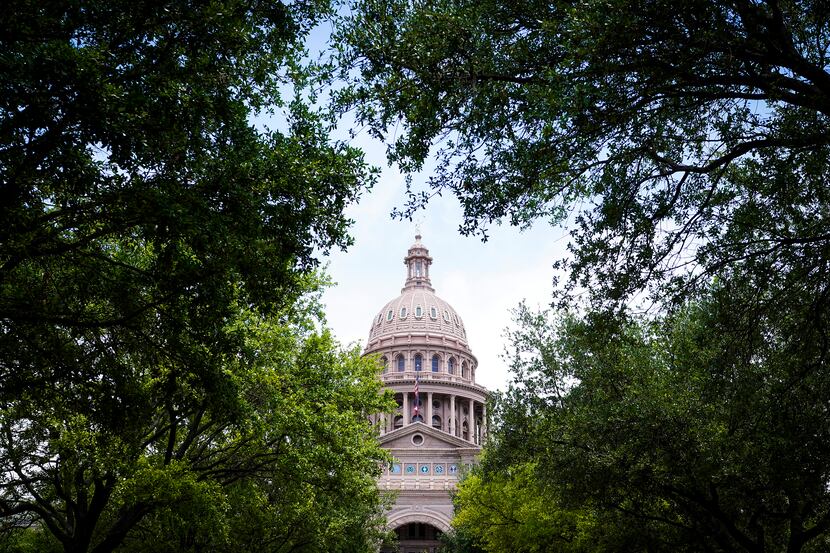 A general view of the Texas Capitol during the 87th Texas legislature on Friday, May 7,...