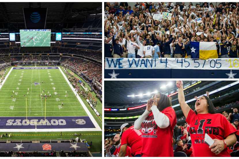A look at the crowds on hand for last week's UIL state championship games at AT&T Stadium.