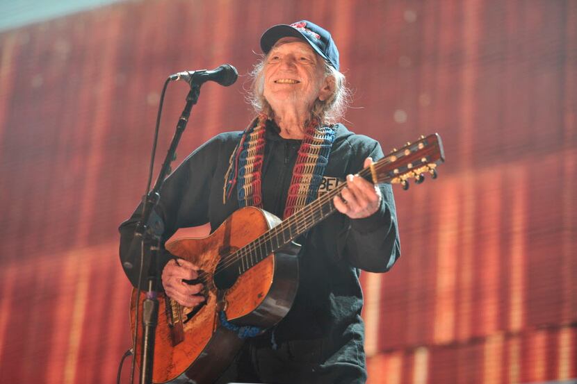  In this Sept. 19, 2015 file photo, Willie Nelson performs at Farm Aid 30 at FirstMerit Bank...