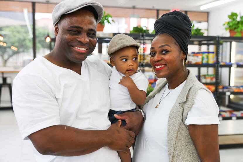 Sweet Grass Market in Old East Dallas is owned by husband-wife team Eugene and LaToyah...