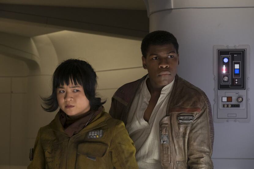 Kelly Marie Tran (playing Rose Tico) starred opposite John Boyega (as would-be love interest...